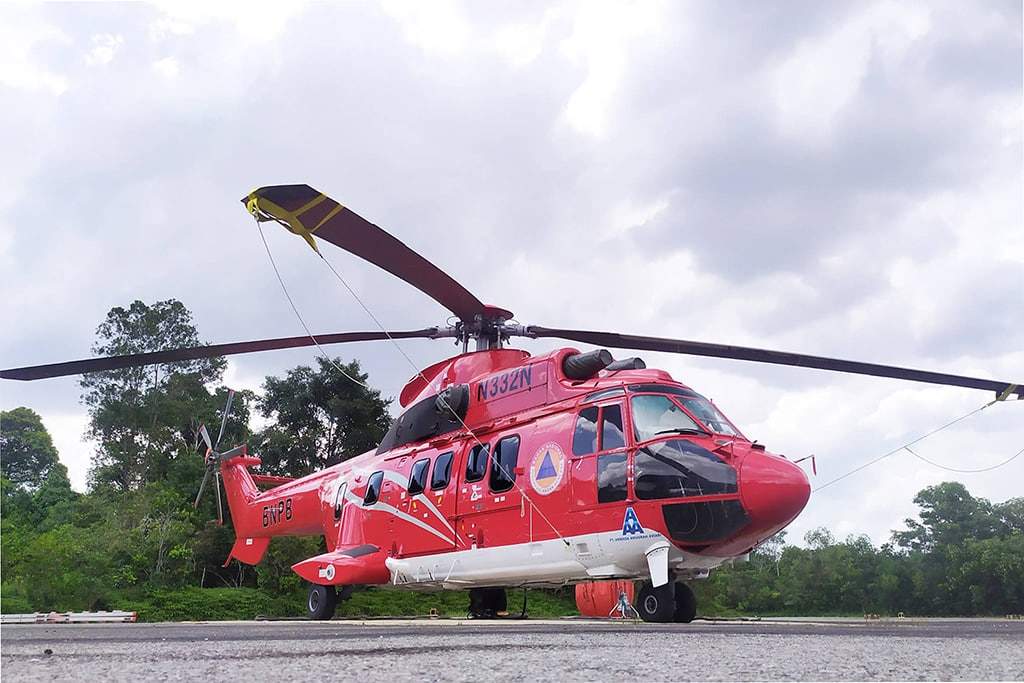 nomad aviation fleet airbus as332 l1 helicopter